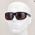 Cyklistické okuliare Bliz Arrow Polarized S3 matné čierne/hnedé strieborné zrkadlo 10