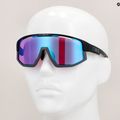 Slnečné okuliare Bliz Vision Nano Optics Nordic Light matná čierna/svetlá begónia/fialová modrá 10