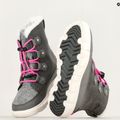 Sorel Sorel Explorer Lace quarry/bright lavender juniorské snehové topánky 16