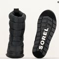 Sorel Outh Whitney II Puffy Mid juniorské snehové topánky čierne 15