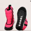 Sorel Outh Whitney II Puffy Mid detské snehové topánky cactus pink/black 16