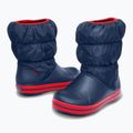 Detské snehové topánky Crocs Winter Puff navy/red 2