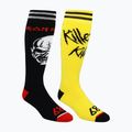 Pánske snowboardové ponožky 686 Iron Maiden black/yellow 5