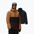 Pánska snowboardová bunda 686 Smarty 3IN1 Form caramel colorblock