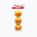 Detské tenisové loptičky Wilson Starter Tour Foam Tball 3 ks žlté WRZ258900 2