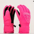 Rossignol Jr Rooster G orchid pink detské lyžiarske rukavice 6