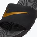 Detské šľapky Nike Kawa black/metallic gold 7