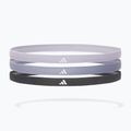 Čelenka Adidas Hairbands 3szt. silver dawn/violet/legend ink