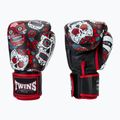 Boxerské rukavice Twins Special Fancy FBGVL3-53 Skull red/black