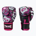 Boxerské rukavice Twins Special Fancy FBGVL3-53 Skull pink/black 3