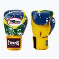 Boxerské rukavice Twins Special FBGVL3-44 Brasil yellow/red/blue 3