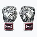 Boxerské rukavice Twins Special Fancy FBGVL3-52 white/silver