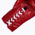 Boxerské rukavice Fairtex Pro Competition Locked Thumb Leather červené 6