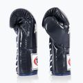 Boxerské rukavice Fairtex Pro Competition Locked Thumb Leather blue 3