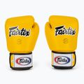 Boxerské rukavice Fairtex Universal "Tight-Fit" Design yellow 2
