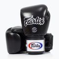 Fairtex Universal Priedušné čierne boxerské rukavice 4