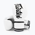 Boxerské rukavice Fairtex Microfiber white 4