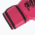 Boxerské rukavice Fairtex Microfiber pink/black barefoot 6