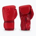 Boxerské rukavice Fairtex Microfiber Art Collections Minimalizmus Art red