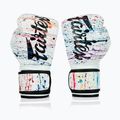 Boxerské rukavice Fairtex Microfiber Art Collections Painter white
