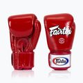 Boxerské rukavice Fairtex Super Sparring - Locked Thumb red