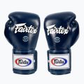 Boxerské rukavice Fairtex Super Sparring - Locked Thumb blue