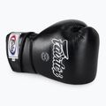 Štýlové boxerské rukavice Fairtex Angular Sparring - s uzamknutým palcom čierne 5
