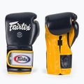Boxerské rukavice Fairtex Heavy Hitter's Mexican Style blue/yellow