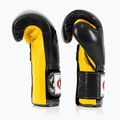 Boxerské rukavice Fairtex Heavy Hitter's Mexican Style black/yellow 3