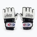 Fairtex Super Sparring grapplingové rukavice biele/čierne 2