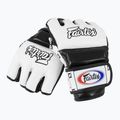Fairtex Super Sparring grapplingové rukavice biele/čierne 4