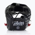 Boxerská prilba Fairtex Super Sparring black/white 2