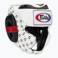 Boxerská prilba Fairtex Super Sparring white/black