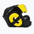 Boxerská prilba Fairtex Diagonal Vision Sparring - Full Head Coverage black/yellow 4