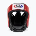 Ochranná prilba Fairtex Muay Thai & Kickboxing Competition red 2
