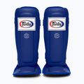 Fairtex In-Step dvojité polstrované chrániče holennej kosti modré