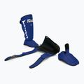 Odnímateľné chrániče holení Fairtex In-Step A.K.A. tibia protectors. "Twister" modrá 4