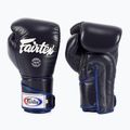 Štýlové boxerské rukavice Fairtex Angular Sparring - uzamknutý palec modré