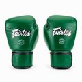 Boxerské rukavice Fairtex Real Leather Boxing green 2