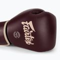 Boxerské rukavice Fairtex Real Leather Boxing maroon 5