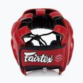 Chránič hlavy Fairtex pre detskú boxerskú prilbu červený 3