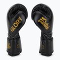 Boxerské rukavice Fairtex Glory Competition Lace Velcro black 4