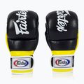 Fairtex Super Sparring Grapplingové rukavice čierna/žltá