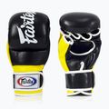 Fairtex Super Sparring Grapplingové rukavice čierna/žltá 2
