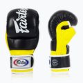 Fairtex Super Sparring Grapplingové rukavice čierna/žltá 3