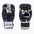 Fairtex Super Sparring Grapplingové rukavice čierna/modrá 2