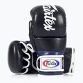 Fairtex Super Sparring Grapplingové rukavice čierna/modrá 4