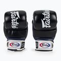 Fairtex Super Sparring Grapplingové rukavice čierna/modrá 2