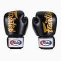 Boxerské rukavice Fairtex Deluxe Tight-Fit black 2