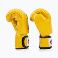 Boxerské rukavice Fairtex Deluxe Tight-Fit gold 3